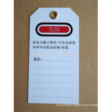 resin flameproof Aluminum insulating lockout tagout sign
